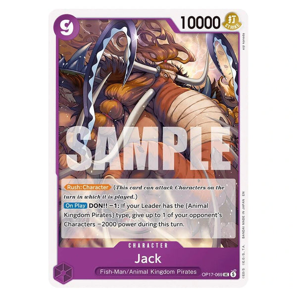 Jack : THE WORLD'S STRONGEST WARRIORS - OP17-069
