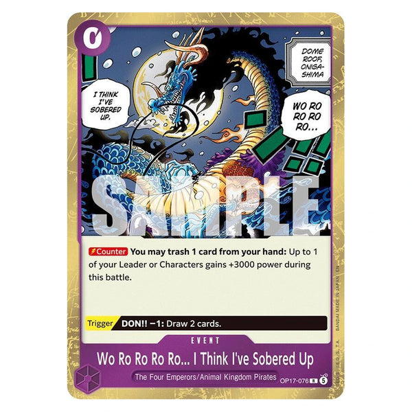 Wo Ro Ro Ro Ro... I Think I've Sobered Up : THE WORLD'S STRONGEST WARRIORS (Foil) - OP17-076