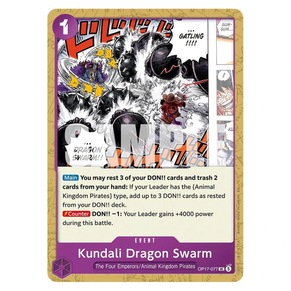 Kundali Dragon Swarm : THE WORLD'S STRONGEST WARRIORS - OP17-077