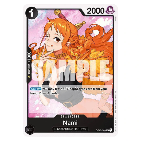 Nami : THE WORLD'S STRONGEST WARRIORS - OP17-086