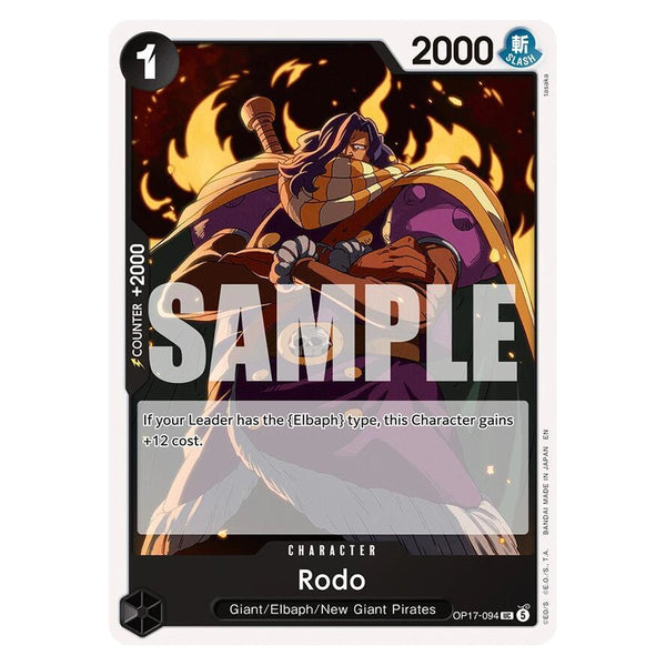 Rodo : THE WORLD'S STRONGEST WARRIORS - OP17-094