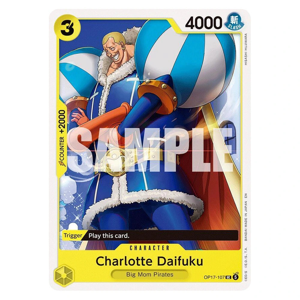 Charlotte Daifuku : THE WORLD'S STRONGEST WARRIORS - OP17-107 trading card