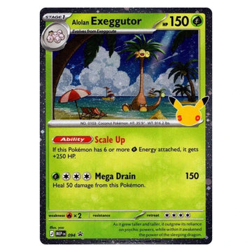 Alolan Exeggutor PROMO (Holo) - MEP094 trading card