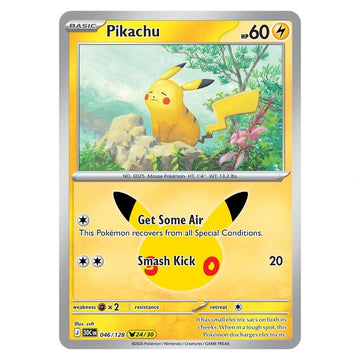 Pikachu : 30TH CELEBRATION (Holo) - 046/128 trading card