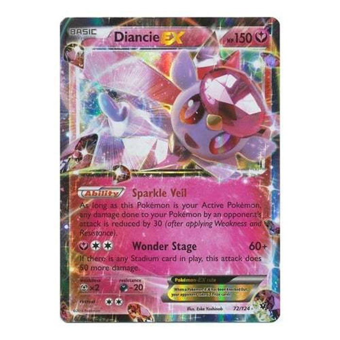 Diancie EX : FATES COLLIDE - 72/124