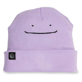 Pokemon Official Ditto Purple Cuff Beanie (One Size-Adult)