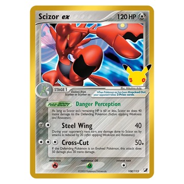Scizor ex : 30TH CELEBRATION - 108/115