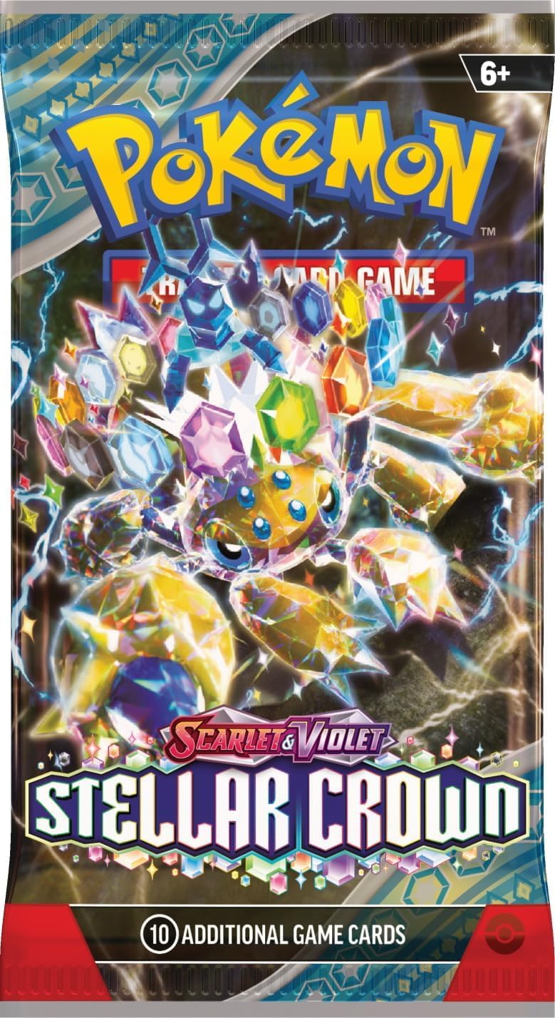 Pokemon : Scarlet & Violet - Stellar Crown Booster Pack - Lockett Labs UK