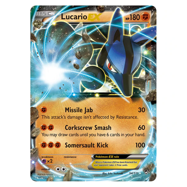 Lucario EX : FURIOUS FISTS - 54/111