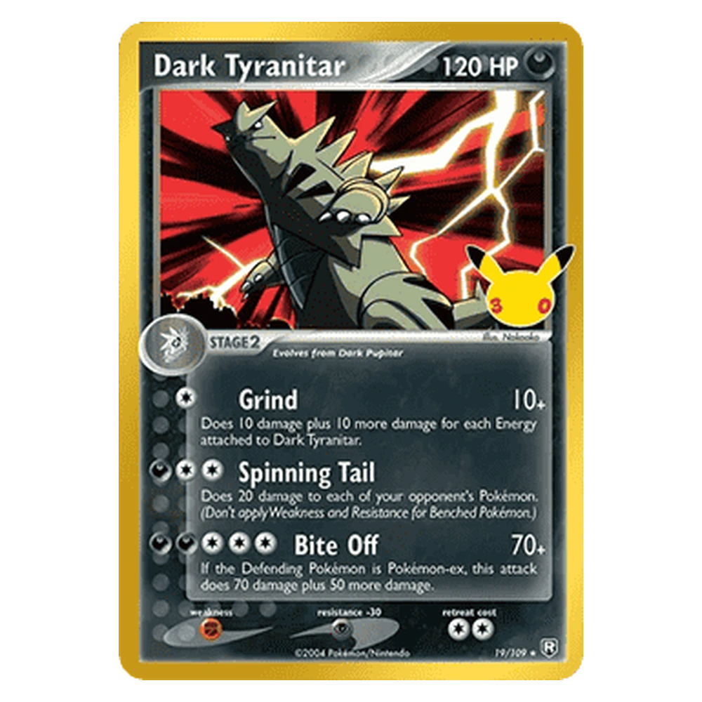 Dark Tyranitar : 30TH CELEBRATION - 19/109
