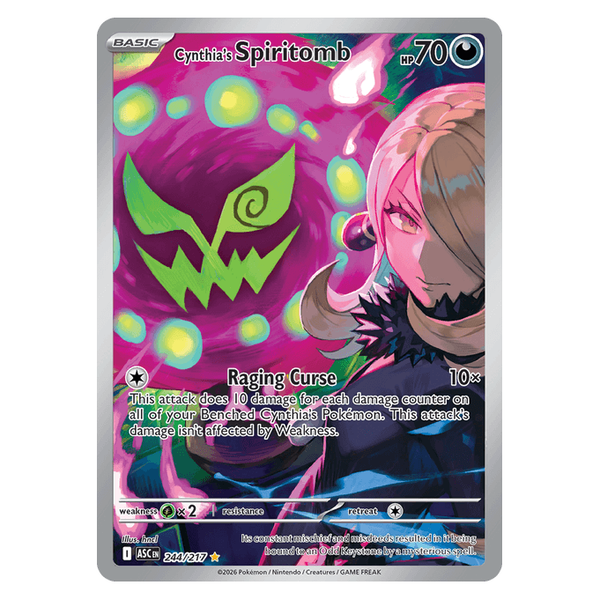Cynthia's Spiritomb : ASCENDED HEROES - 244/217