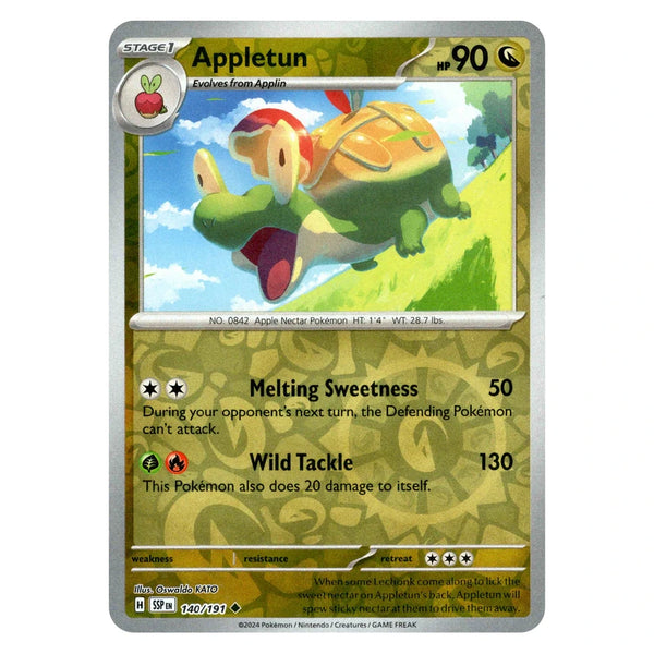 Appletun : SURGING SPARKS (Reverse holo) - 140/191