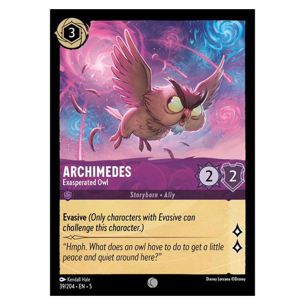 Archimedes (Foil) : Exasperated Owl - 39/204