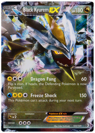 Black Kyurem EX : BOUNDARIES CROSSED - 101/149 - Lockett Labs UK