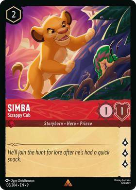 Simba : Scrappy Cub - 105/204