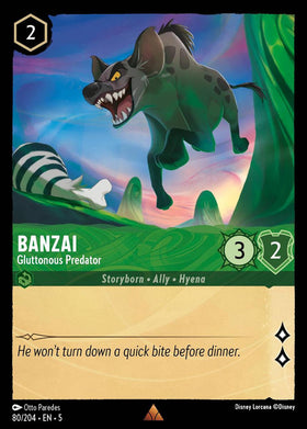 Banzai : Gluttonous Predator - 80/204