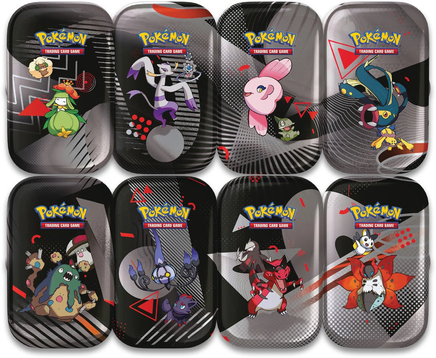 Pokemon : Black Bolt & White Flare Unova Mini Tin Display (8x Mini Tins) *PRE ORDER*