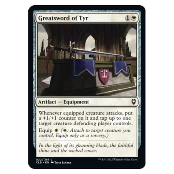 Greatsword of Tyr : DUNGEONS & DRAGONS: BATTLE FOR BALDUR'S GATE - 022/361