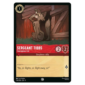 Sergeant Tibbs : Courageous Cat - 128/204