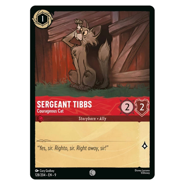 Sergeant Tibbs : Courageous Cat - 128/204