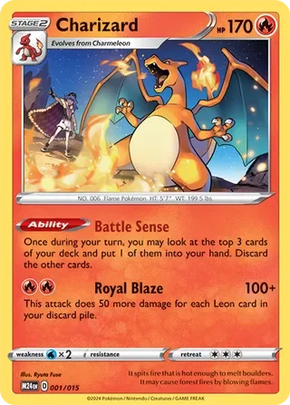 Charizard : MCDONALDS 2024 - 001/015