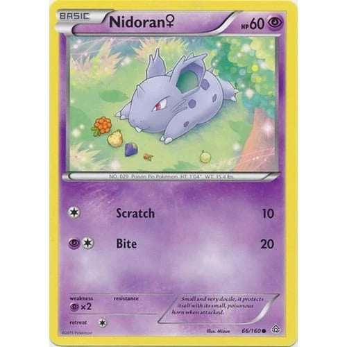 Nidoran ♀ : PRIMAL CLASH - 66/160