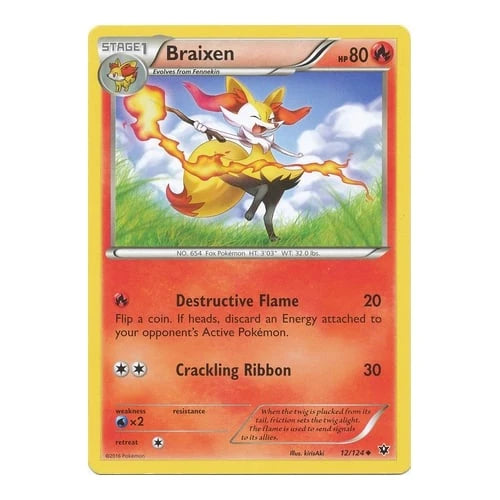 Braixen : FATES COLLIDE - 12/124