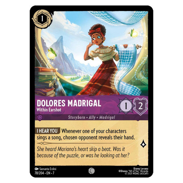 Dolores Madrigal (Foil) : Within Earshot - 78/204