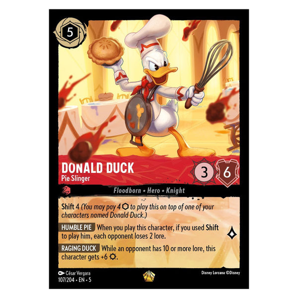 Donald Duck (Foil) : Pie Slinger - 107/204