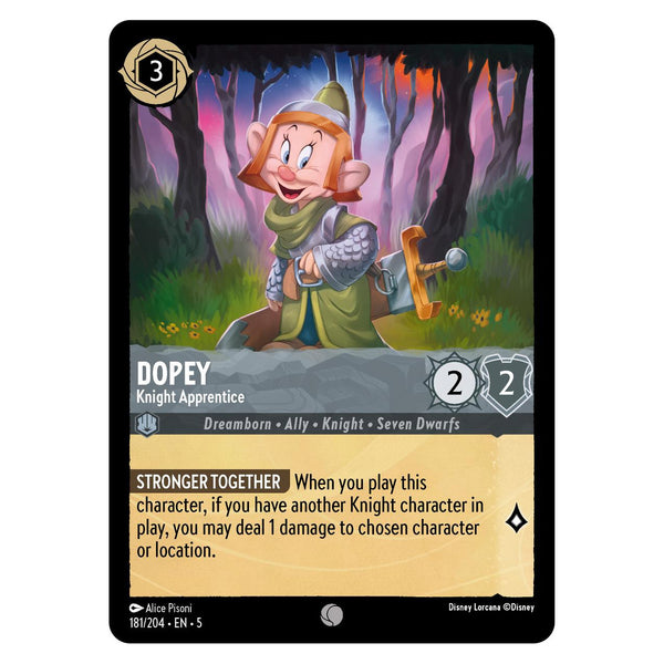 Dopey (Foil) : Knight Apprentice - 181/204