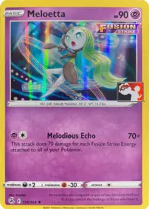 Meloetta : PLAY! PRIZE PACK SERIES 2 LEAGUE PROMO (Holo) - 124/264