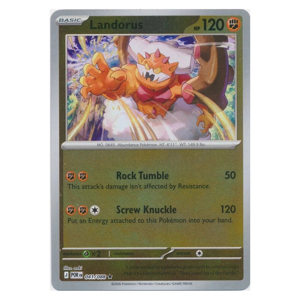 Landorus : PERFECT ORDER (Reverse holo) - 041/088