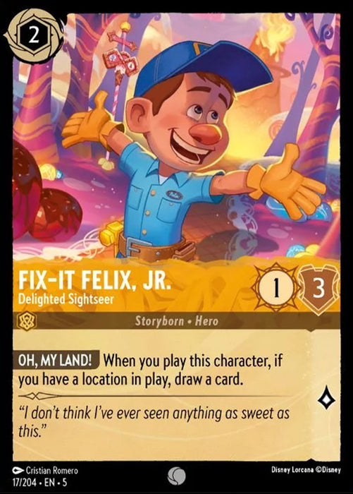 Fix-It Felix, Jr. : Delighted Sightseer - 17/204