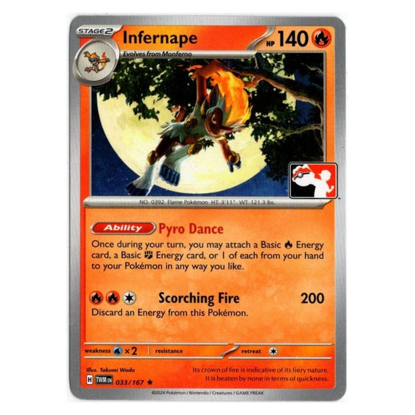 Infernape : PLAY! PRIZE PACK LEAGUE PROMO - 033/167