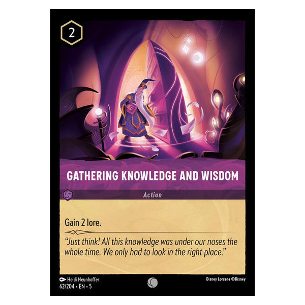 Gathering Knowledge and Wisdom - 62/204