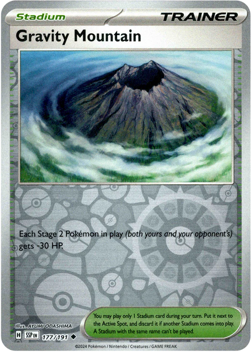 Gravity Mountain : SURGING SPARKS (Reverse holo) - 177/191