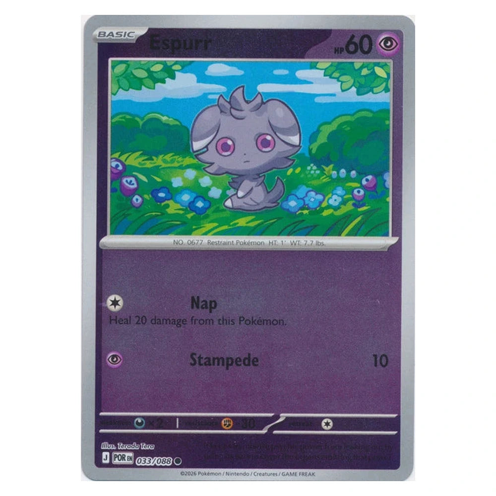 Espurr : PERFECT ORDER (Reverse holo) - 033/088