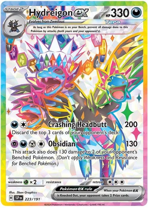 Hydreigon ex : SURGING SPARKS - 223/191