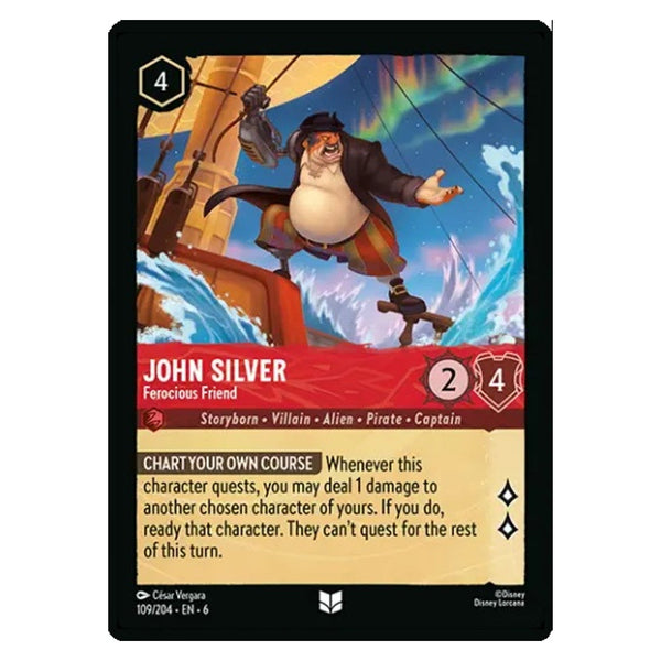 John Silver (Foil) : Ferocious Friend - 109/204