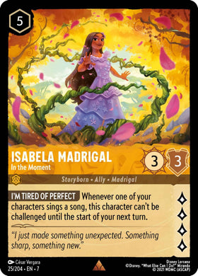Isabela Madrigal : In the Moment - 25/204