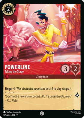 Powerline (Foil) : Taking the Stage - 109/204