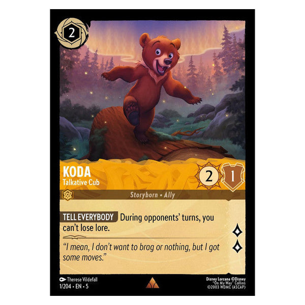 Koda : Talkative Cub - 1/204