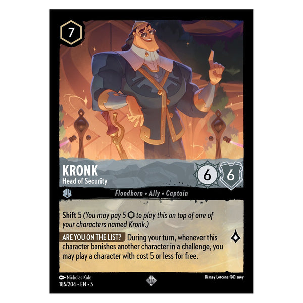 Kronk (Foil) : Head of Security - 185/204