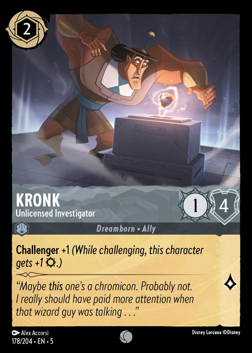 Kronk (Foil) : Unlicensed Investigator - 178/204