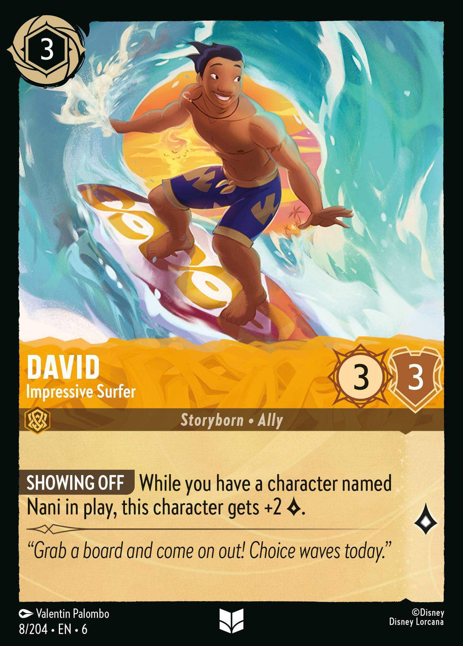 David : Impressive Surfer - 8/204 - Lockett Labs UK