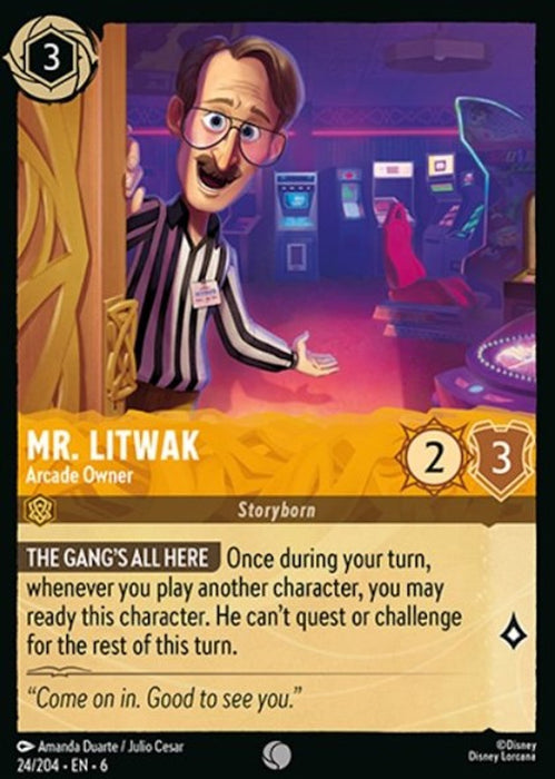 Mr. Litwak : Arcade Owner - 24/204