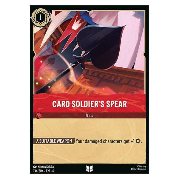 Card Soldier's Spear - 134/204