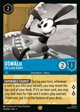 Oswald (Foil) : The Lucky Rabbit - 142/204