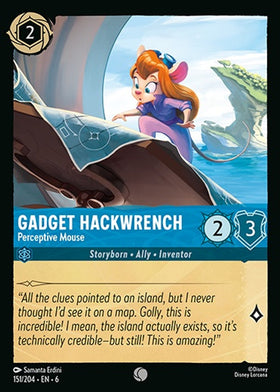 Gadget Hackwrench : Perceptive Mouse - 151/204