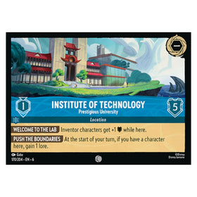 Institute of Technology : Prestigious University - 170/204
